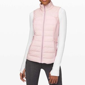 lululemon athletica Light Pink Quilted Vest